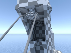 palace towers Modèle 3D