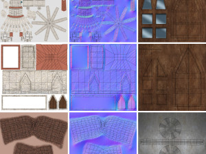 palace towers Modèle 3D