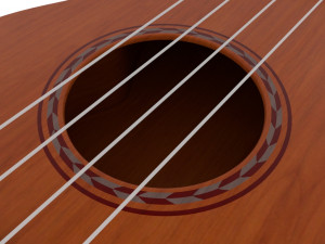 ukulele 3D Модель