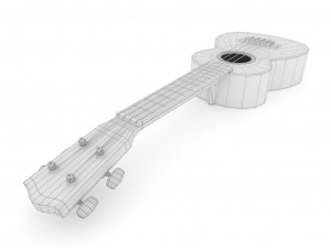 ukulele 3D Модель