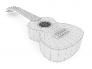 ukulele 3D Модель