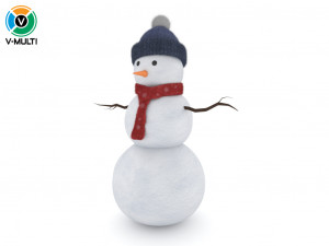 snowman 3Dモデル