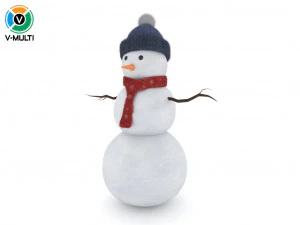 雪だるま 3Dモデル