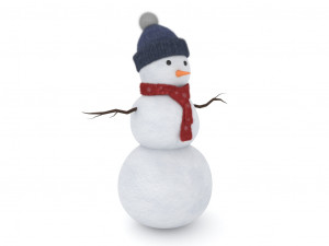 snowman 3Dモデル