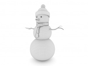 snowman 3Dモデル