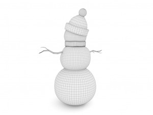 snowman 3Dモデル