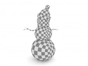 snowman 3Dモデル