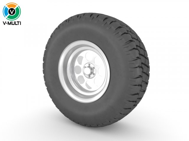 off-road wheel Modello 3D .c4d .max .obj .3ds .fbx .stl .blend 