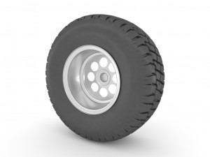 off-road wheel Modello 3D