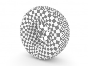 off-road wheel Modello 3D