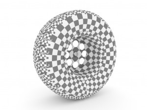 off-road wheel Modello 3D