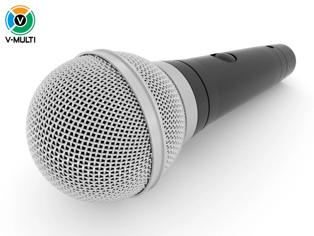 microfone Modelo 3D .c4d .max .obj .3ds .fbx .stl .blend 