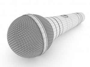 microphone 3Dモデル