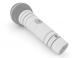 microphone 3Dモデル