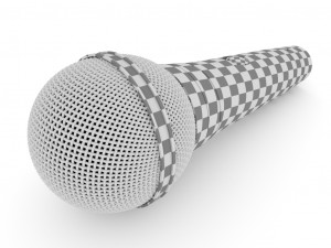 microphone 3Dモデル