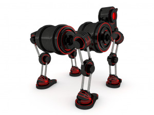 geom robot dog Modelo 3D