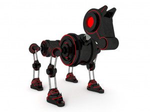 geom robot dog Modelo 3D