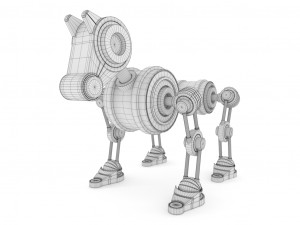 geom robot dog Modelo 3D