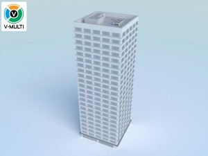 low poly building 1 3Dモデル
