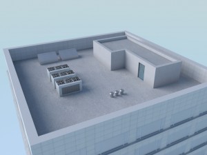 low poly building 1 Modello 3D