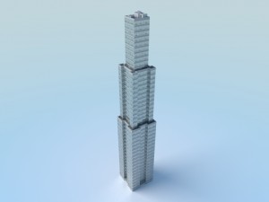 low poly building 2 3Dモデル