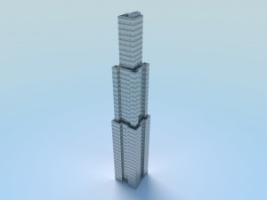 low poly building 2 3Dモデル