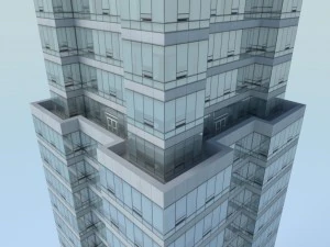 low poly building 2 3D Model