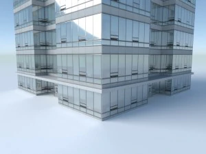 low poly building 2 3D Model