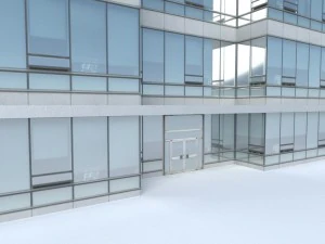 low poly building 2 3D Model