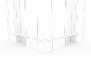 low poly building 2 3D Model