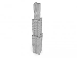 low poly building 2 3D Model