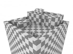low poly building 2 3Dモデル
