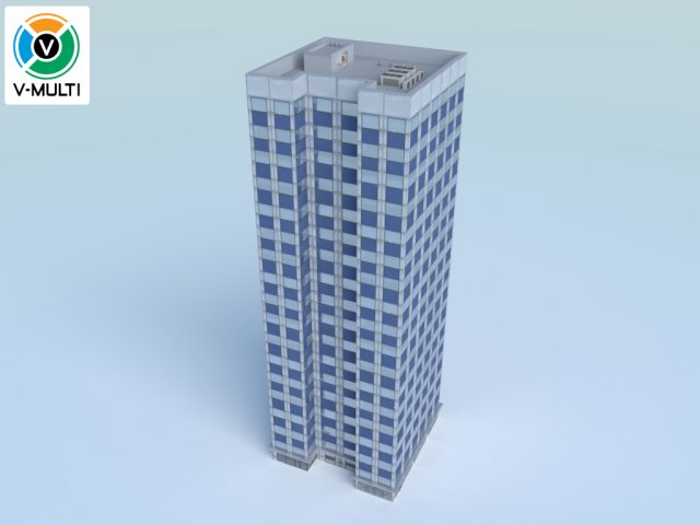low poly building 3 3Dモデル .c4d .max .obj .3ds .fbx .stl .blend 