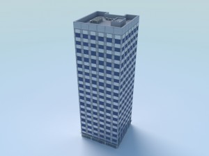 low poly building 3 3Dモデル