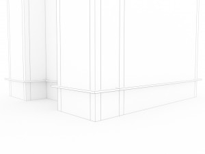 low poly building 3 3Dモデル