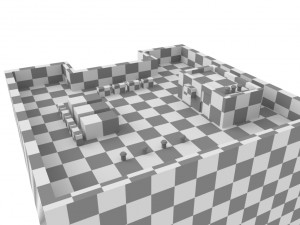 low poly building 3 3Dモデル