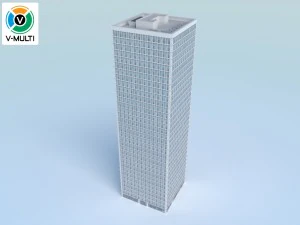 laag poly gebouw 4 3D Model