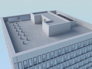 low poly building 4 3D 모델
