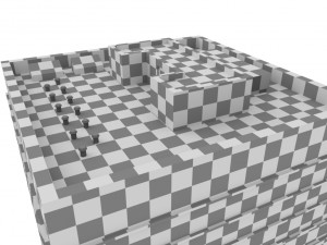 low poly building 4 3D 모델