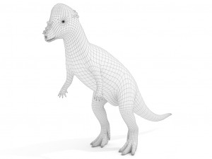 pachycephalosaurus rigged Modelo 3D