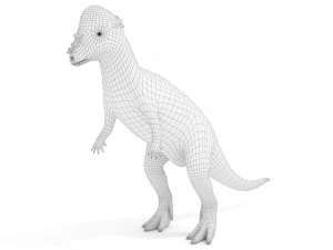 pachycephalosaurus rigged 3D Model