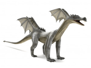 dragon rigged 3Dモデル