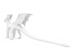 dragon rigged 3Dモデル