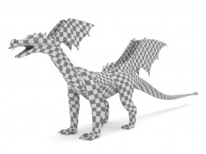 dragon rigged 3Dモデル