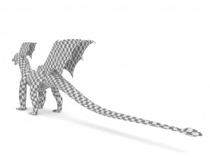 dragon rigged 3Dモデル