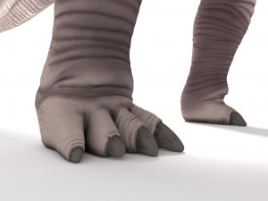 argentinosaurus rigged Modelo 3D