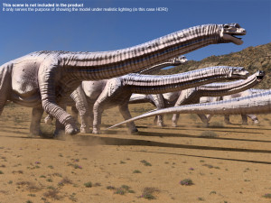 argentinosaurus rigged Modelo 3D