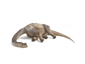 brachiosaurus rigged Modello 3D