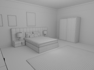 bedroom 3D-Modell