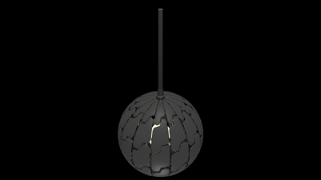 explode shaped lamp Modèle 3D .c4d .max .obj .3ds .fbx .stl .blend 